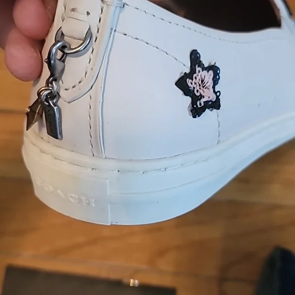 Coach Star Sequin Beaded Slip-On Sneakers NWT Size 11 | Rare Statement Loafers W - Picture 5 of 11